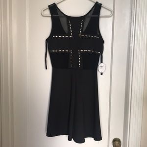 Black cross dress
